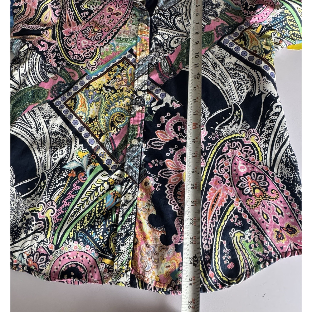 Lauren Ralph Lauren Size Large (L) 100% Cotton Paisley Buttondown shirt - Picture 8 of 8